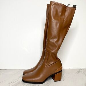 Sarto Franco Sarto Figaro Brown Square Toe Tall Boot 7 1/2 M
